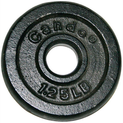 Iron Disc Weight Plate, 1.25 lb., 1-inch bar