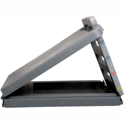 CanDo® FabStretch® 4-Level Incline Board, Plastic, 14" x 14"