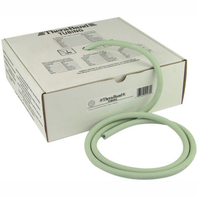 Thera-Band Latex Exercise Tubing, Silver, 100' Roll/Box