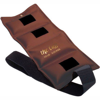 Cuff® Deluxe Wrist and Ankle Weight, 0.5 lb., Walnut