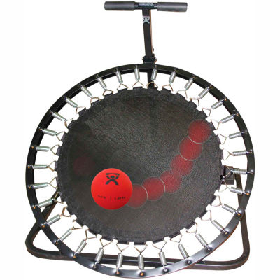 Adjustable Ball Rebounder For Plyometric Balls, Circular Rebounder, 39"L x 36"W x 42"H