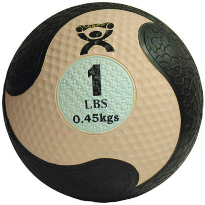 CanDo® Firm Medicine Ball, 1 lb., 8" Diameter, Tan