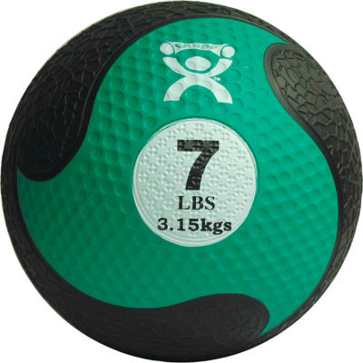 CanDo® Firm Medicine Ball, 7 lb., 9" Diameter, Green