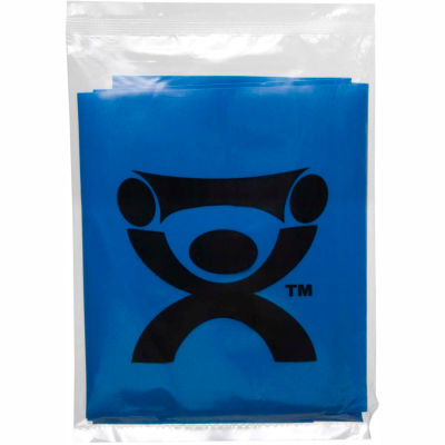 CanDo® Low Powder Pre-Cut Exercise Band, Blue, 48"L Strip, 1/Pack