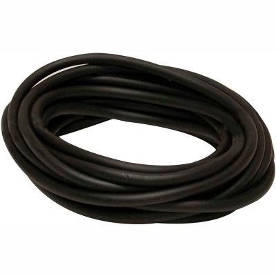 Sup-R Tubing Latex Free Exercise Tubing, Black, 25' Roll/Bag