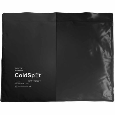 Relief Pak® Heavy-Duty Black Urethane Reusable Cold Pack, Standard 11" x 14"