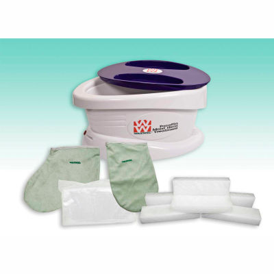 WaxWel® Paraffin Bath with 6 lb. Wintergreen Paraffin, 100 Liners, 1 Mitt and 1 Bootie