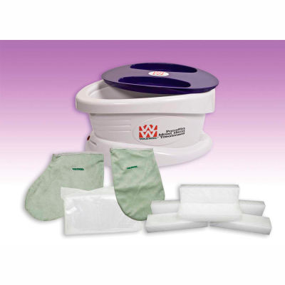 WaxWel® Paraffin Bath with 6 lb. Lavender Paraffin, 100 Liners, 1 Mitt and 1 Bootie