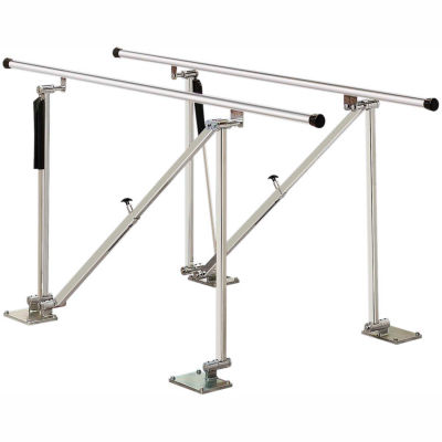 Physical Therapy | Exercise | Deluxe Floor Mounted Parallel Bars ...