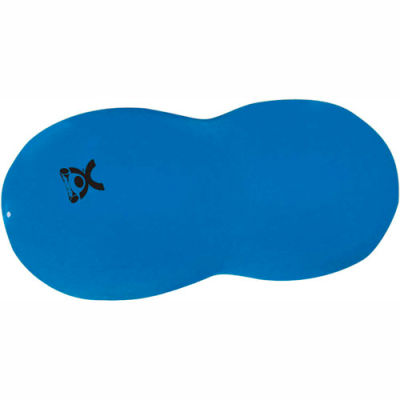 CanDo® Inflatable Exercise Saddle Roll, Blue, 32" Dia. x 51"L