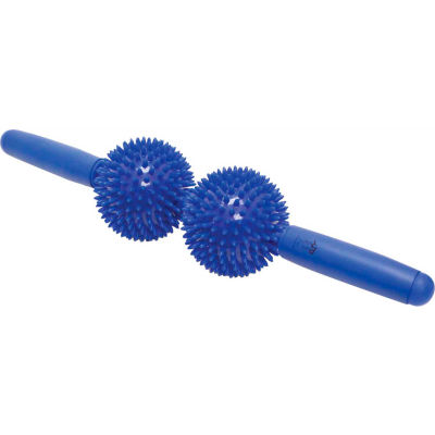 Point Relief® Massage Bar, 9 x 43 cm (3.5" x 16.9"), 2 Balls, Blue, 1 Each