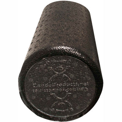 CanDo® Black Composite Foam Roller, Round, 6" Dia. x 12"L