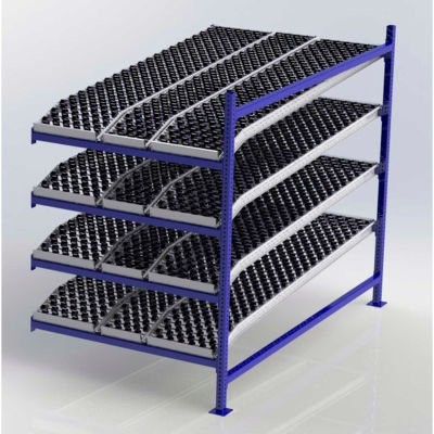 UNEX FC99SKW48844-A Flow Cell Presentation Gravity Rack Add-On, 48"W x 84"D x 72"H