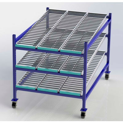 UNEX FCM99SR48723 Flow Cell Mobile Gravity Rack 48"W x 72"D x 54"H