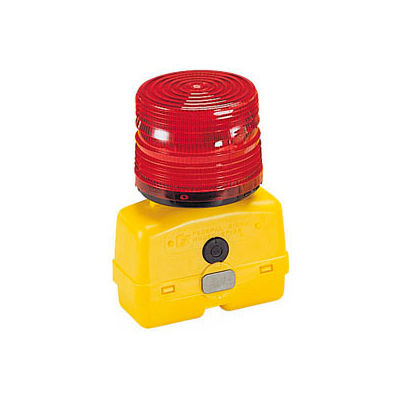 red strobe light battery powered