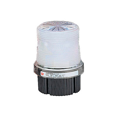 Federal Signal FB2PST-012-024C Strobe, 12-24VDC, pipe/surface mount, Clear