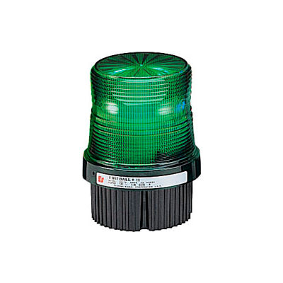 Federal Signal FB2PST-012-024G Strobe, 12-24VDC, pipe/surface mount, Green