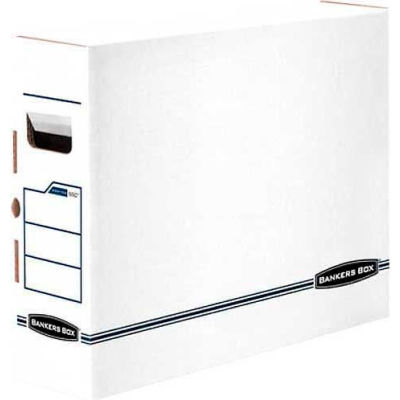 Fellowes 00650 x-Ray Box, x-Ray Film Jacket Size Box, 19-3/4"L x 5-1/4"W x 15-3/4"H, White/Blue - Pkg Qty 6