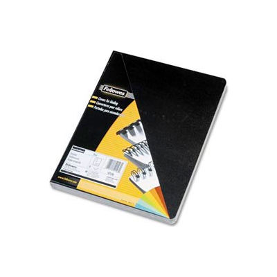 Fellowes® Executive Presentation Covers, 8-3/4" x 11-1/4", Black, 50/Pk - Pkg Qty 8