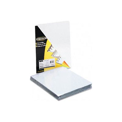 Fellowes® Transparent PVC Presentation Covers, Oversized, 11-1/4" x 8-3/4", 100/pack - Pkg Qty 5