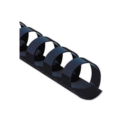 Fellowes® Plastic Combs - Round Back, 1/2", 90 Sheets, Navy, 100/Pk - Pkg Qty 12