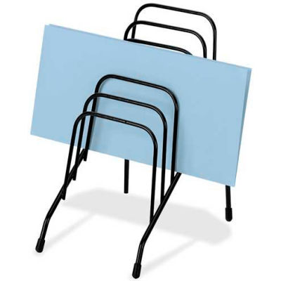 Fellowes® Wire Step File® Jr., 6 Sections, Black - Pkg Qty 4