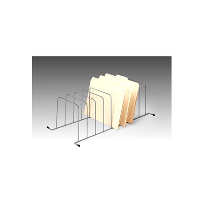 Fellowes® Wire Drawer Sorter, 9 Sections, Silver - Pkg Qty 4