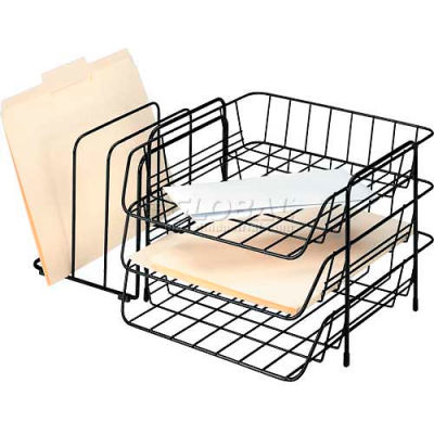 Fellowes® Wire Triple Tray with Sorter