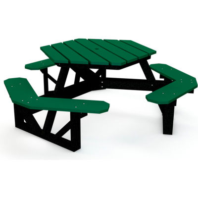 polywood hexagon picnic table