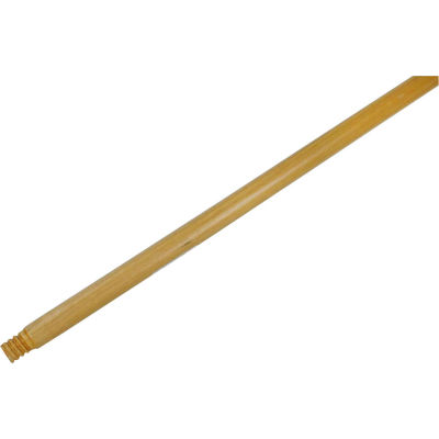 Rubbermaid® Replacement Handle 6361 For Push Brooms - Wood Threaded Handle
