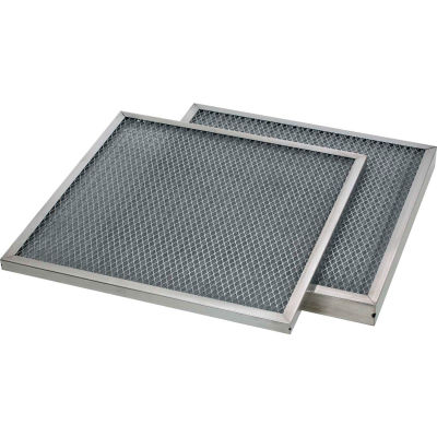 20"W x 20"H x 2"D Galvanized Mesh MERV 4 Air Filter - Global Industrial™ - Pkg Qty 6