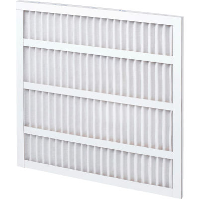 16"W x 25"H x 1"D Pleated MERV 8 Standard Capacity Air Filter - Global Industrial™ - Pkg Qty 12