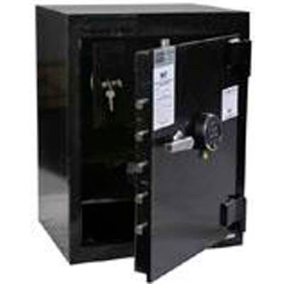 FireKing Drop Drawer Safe B2820IC-S2-SG40 21-3/4"W x 17-1/4"D x 28" Electronic Lock 4.83 Cu Ft Black