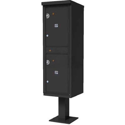 Valiant Outdoor Parcel Locker, Dark Bronze