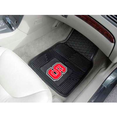 North Carolina State University - Heavy Duty Vinyl 2 Piece Car Mat Set 17"W x 27"L - 10988