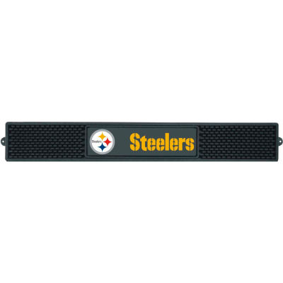 FanMats Drink Mat, 13996, NFL - Pittsburgh Steelers, 3-1/4" x 24" x 1"