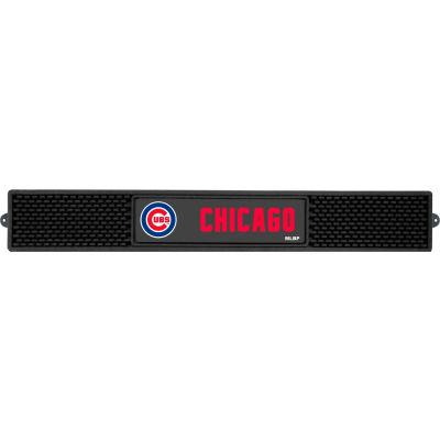 FanMats Drink Mat, 14042, MLB - Chicago Cubs, 3-1/4" x 24" x 1"