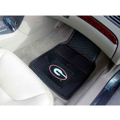 University of Georgia - Heavy Duty Vinyl 2 Piece Car Mat Set 17"W x 27"L - 8746