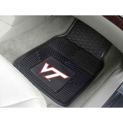 Virginia Tech - Heavy Duty Vinyl 2 Piece Car Mat Set 17"W x 27"L - 8766