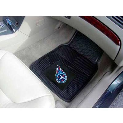 NFL - Tennessee Titans - Heavy Duty Vinyl 2 Piece Car Mat Set 17"W x 27"L - 8776