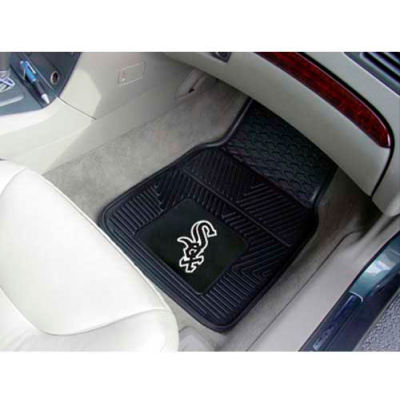 MLB - Chicago White Sox - Heavy Duty Vinyl 2 Piece Car Mat Set 17"W x 27"L - 8833