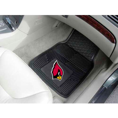 NFL - Arizona Cardinals - Heavy Duty Vinyl 2 Piece Car Mat Set 17"W x 27"L - 8883