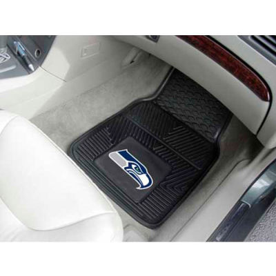 NFL - Seattle Seahawks - Heavy Duty Vinyl 2 Piece Car Mat Set 17"W x 27"L - 8904