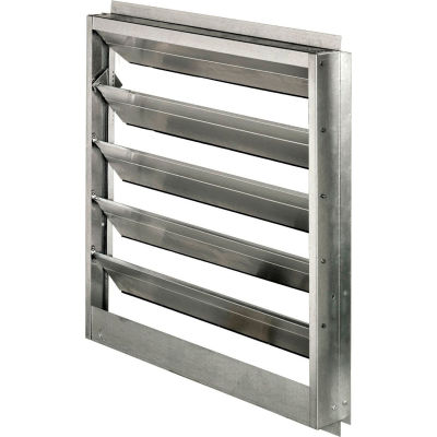 Fantech 35" Supply Damper 5ACC35SD, With Aluminum Felted Edged Blades