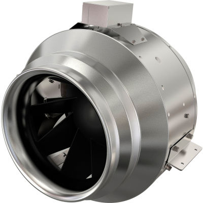 Fantech Inline Mixed Flow 16" Duct Fan FKD 16, 115V, 2952 CFM