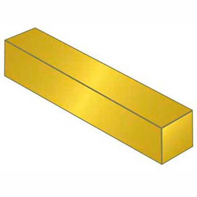 Keystock - 3/4" x 3/4" x 1 Ft - 3600 Brass - Plain - Bilateral - ASTM B16