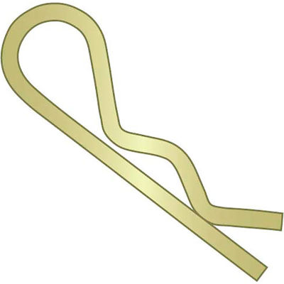 1/8" x 2-9/16" Bridge Pin - MB Spring Wire - Zinc Yellow - Made In USA - Pkg Qty 50