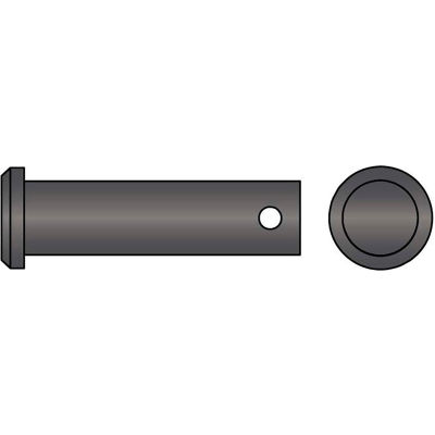 1-1/2" x 3" Clevis Pin - Medium Carbon Steel - Plain