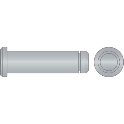 1/4" x 3/4" Grooved Clevis Pin - 18-8 Stainless Steel - Pkg Qty 25