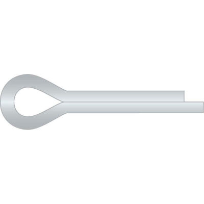 1/8" x 2" Cotter Pin - Aluminum - Plain - ASME 18.8.1 - Made In USA - Pkg Qty 100